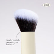 BROCHA DUO GOTA POLVO Y CORRECTOR